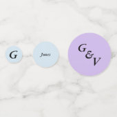 Confetti - Gecombineerde bride en Groom (Voorkanten)