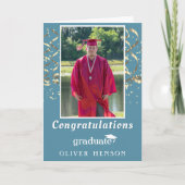 Confetti Gefeliciteerd Afstuderen Foto Kaart (Voorkant)