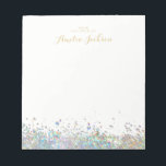Confetti Gepersonaliseerd Notitieblok Stationery<br><div class="desc">Meer  notebooks in de Little Bayleigh Store!</div>