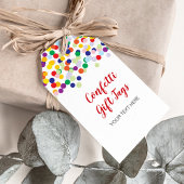 Confetti Gift-Labels voor douches en feestvieren Cadeaulabel