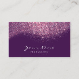 Confetti Glitter Makeup Roze Paarse as Visitekaartje