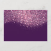 Confetti Glitter Paars Roze Certificaat Cadeau (Achterkant)