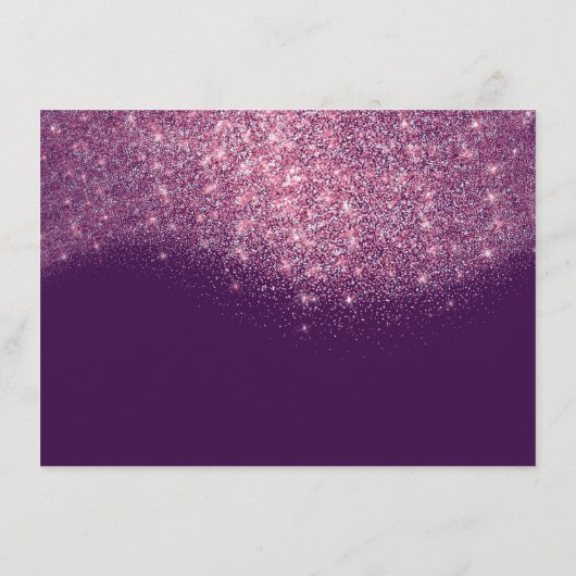 Confetti Glitter Paars Roze Certificaat Cadeau (Achterkant)