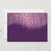 Confetti Glitter Paars Roze Certificaat Cadeau (Achterkant)