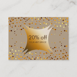 Confetti Gold Coupon Korting Cadeaubon Certificaat