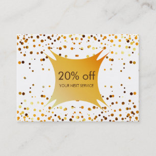 Confetti Gold Coupon Korting Cadeaubon Certificaat