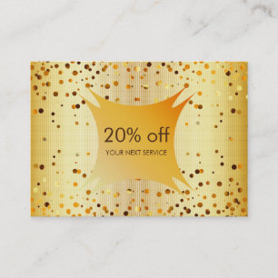 Confetti Gold Coupon Korting Cadeaubon Certificaat