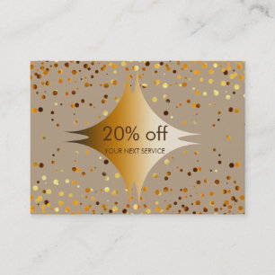 Confetti Gold Coupon Korting Cadeaubon Certificaat