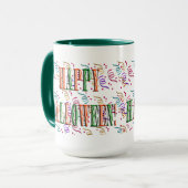 Confetti & Halloween Festival Text Mok (Voorkant links)