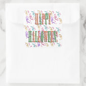 Confetti & Halloween Festival Text Sticker (Tas)
