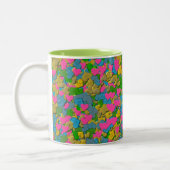 Confetti Hearts Coffee Mok (Links)
