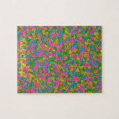 Confetti Hearts Jigzaag Puzzle Legpuzzel (Horizontaal)