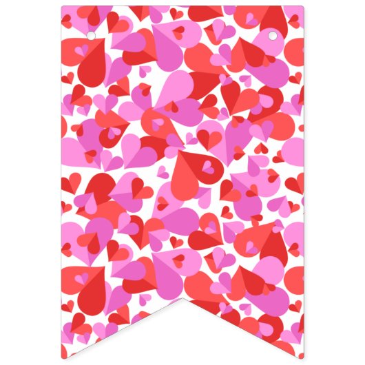 Confetti Hearts Mix Vlaggetjes (Tweede vlag)