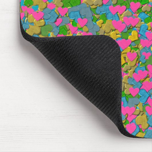Confetti Hearts Muismat (Hoek)