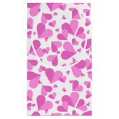 Confetti Hearts Pink Klein Cadeauzakje (Achterkant)