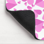 Confetti Hearts Pink Muismat (Hoek)