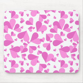 Confetti Hearts Pink Muismat
