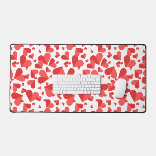 Confetti Hearts Red Bureaumat (Keyboard & Muis)