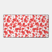 Confetti Hearts Red Bureaumat (Voorkant)