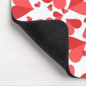 Confetti Hearts Red Muismat (Hoek)