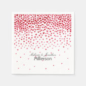 Confetti Hearts Servetten (Voorkant)