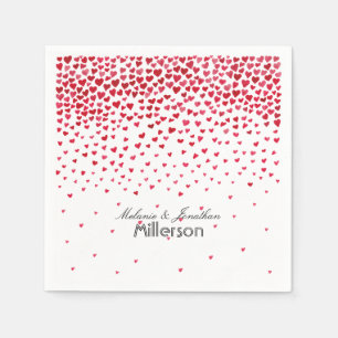 Confetti Hearts Servetten