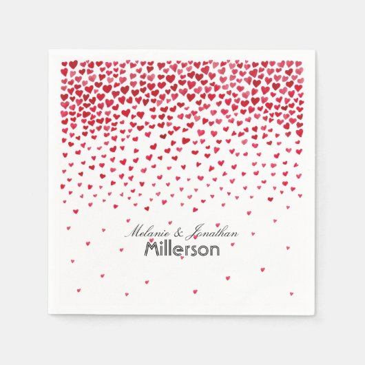 Confetti Hearts Servetten (Voorkant)