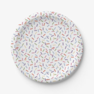 Confetti Hedendaags (Sprinkles) Papieren Bordje