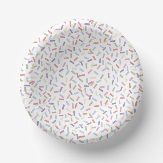 Confetti Hedendaags (Sprinkles) Papieren Kommen (Voorkant)