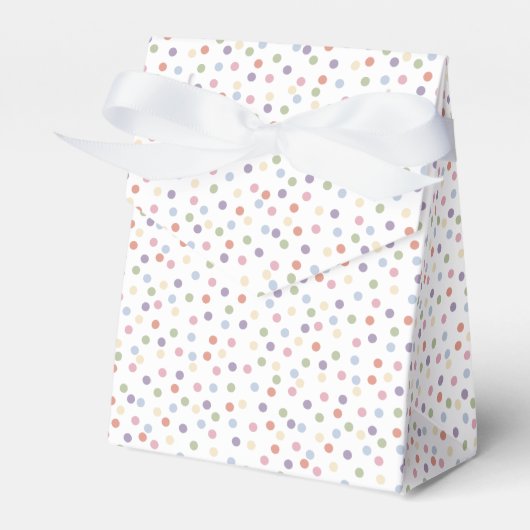 Confetti Hedendaags (Stippen) Bedankdoosjes (Voorkant Zijde)
