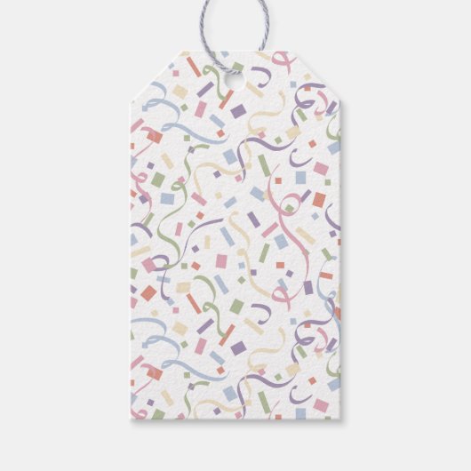 Confetti Hedendaags (Verrassing) Cadeaulabel (Voorkant)