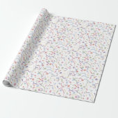 Confetti Hedendaags (Verrassing) Cadeaupapier (Uitgerold)