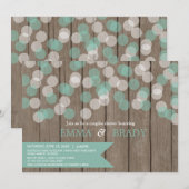 Confetti Hout Rustige stelletjes Kaart (Voorkant / Achterkant)