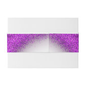 Confetti huwelijksmonogram uitnodigingen wikkel (Achterkant Voorbeeld)