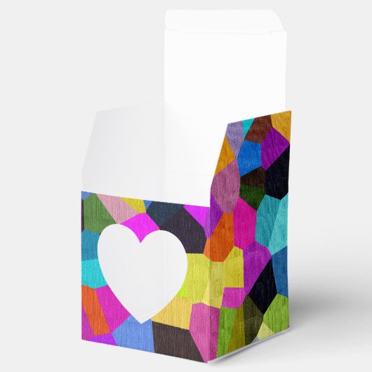 Confetti in Jewel Tones Bedankdoosjes (Geopend)