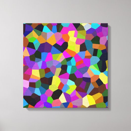 Confetti in Jewel Tones Canvas Afdruk (Voorkant)