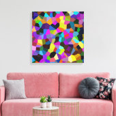 Confetti in Jewel Tones Canvas Afdruk (Insitu (Woonkamer))