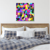 Confetti in Jewel Tones Canvas Afdruk (Insitu (Slaapkamer))