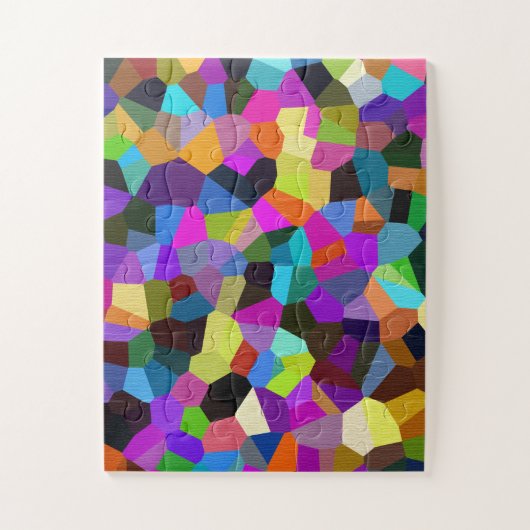 Confetti in Jewel Tones Legpuzzel (Verticaal)
