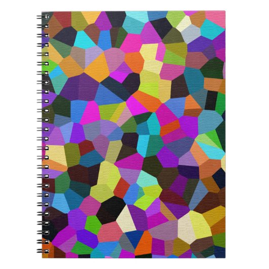 Confetti in Jewel Tones Notitieboek (Voorkant)