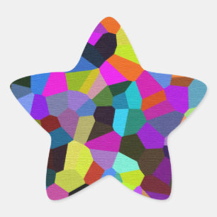 Confetti in Jewel Tones Ster Sticker