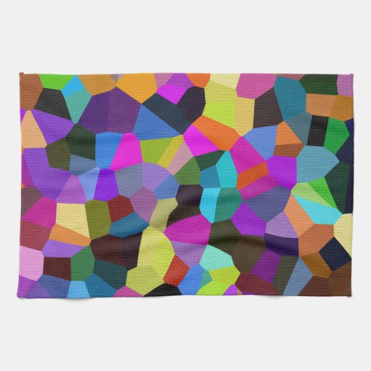Confetti in Jewel Tones Theedoek (Horizontaal)