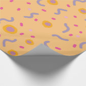 Confetti Joy Lines en Stippen Cadeaupapier (Hoek)