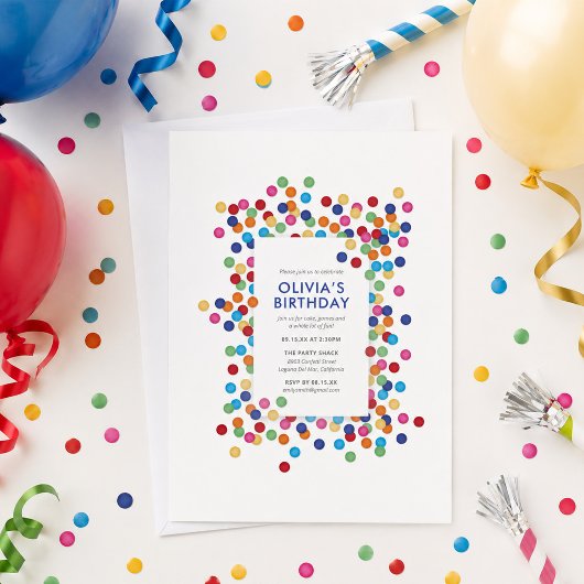 Confetti Kaart