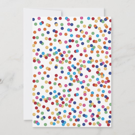 Confetti Kaart (Achterkant)