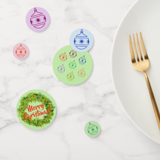 Confetti - kerstversieringen (Groep)