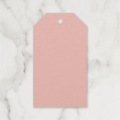 Confetti kinderen verjaardagsfeestje dank u cadeaulabels (Achterkant)