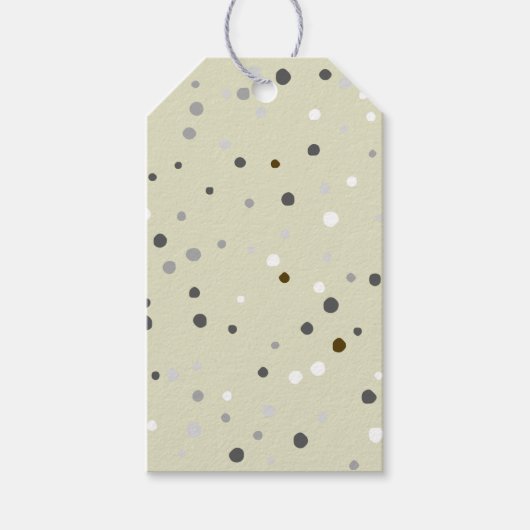 Confetti Klei in Groen Cadeaulabel (Voorkant)