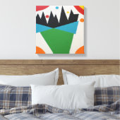 Confetti Kleur Kegel Abstracte Print (Insitu (Slaapkamer))