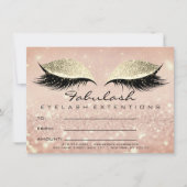 Confetti Lashes Gold Lux Makeup Certificate Gift (Voorkant)